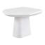 Table basse à piédestal en céramique Durand de 28 po avec surface anti-dégâts-128516590