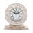 Hand-Carved Wood Table Clock