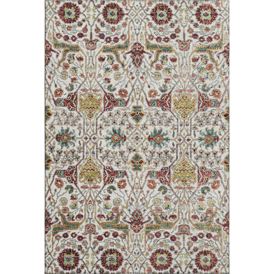 Premium Machine Washable Ducote AMF1132 Global Rug