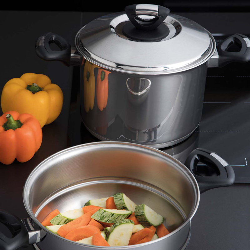 8 - Piece Stainless Steel Cookware Set