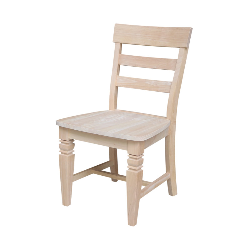 Rosecliff Heights Lowell Solid Wood Ladder Back Side Chair & Reviews ...