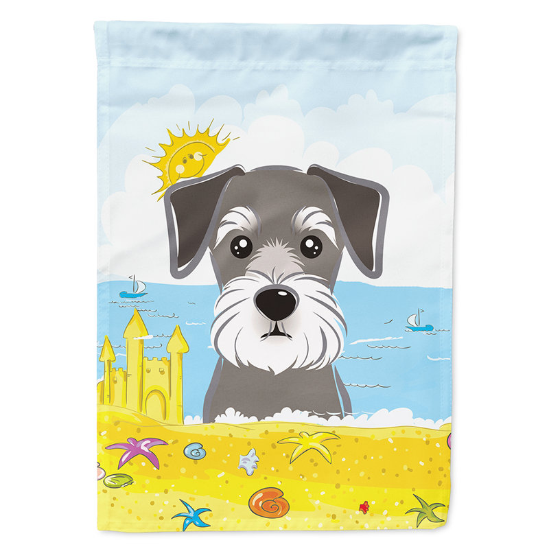 Drapeau de maison 40 po x 28 po Batchelder, Schnauzer