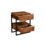 Table de chevet 2 tiroirs Keerat