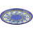 Blue Forget-Me-Nots Polish Pottery 8" Plate