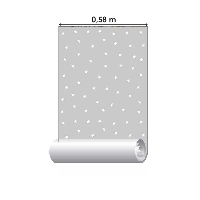 Rouleau de papier peint adhésif Martelle, gris, L 10,5 po x l 24 po