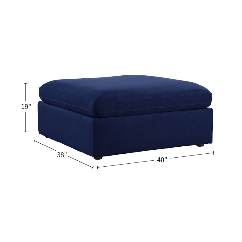Repose-pieds rectangulaire large de 40 po Helle