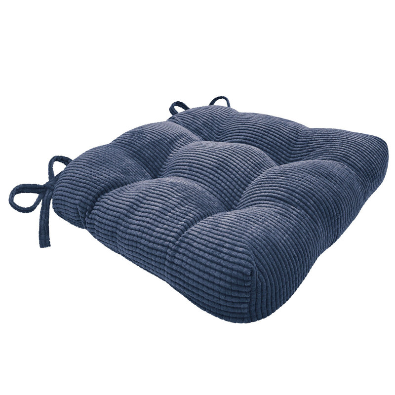 Coussin de chaise 6 pièces Luxe, Bleu
