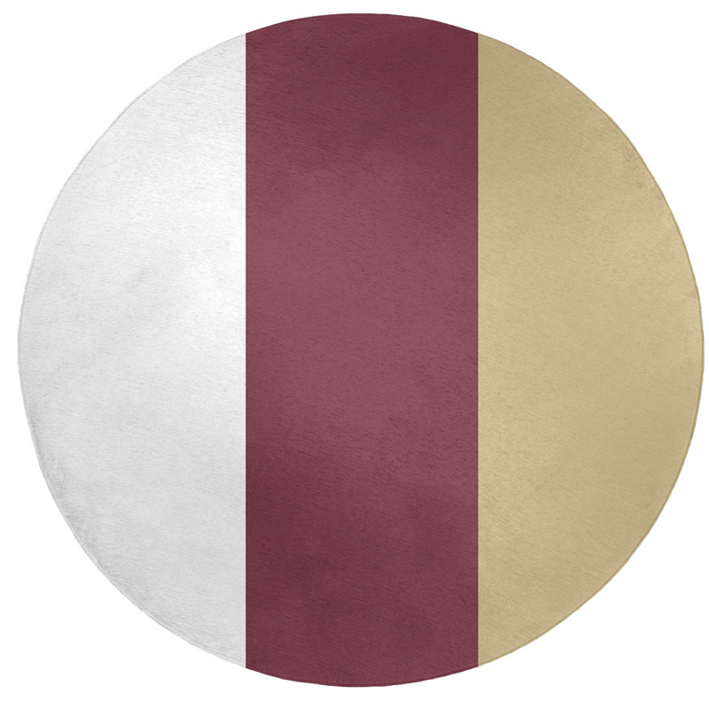 Chenille Indoor Rug, Round 5'