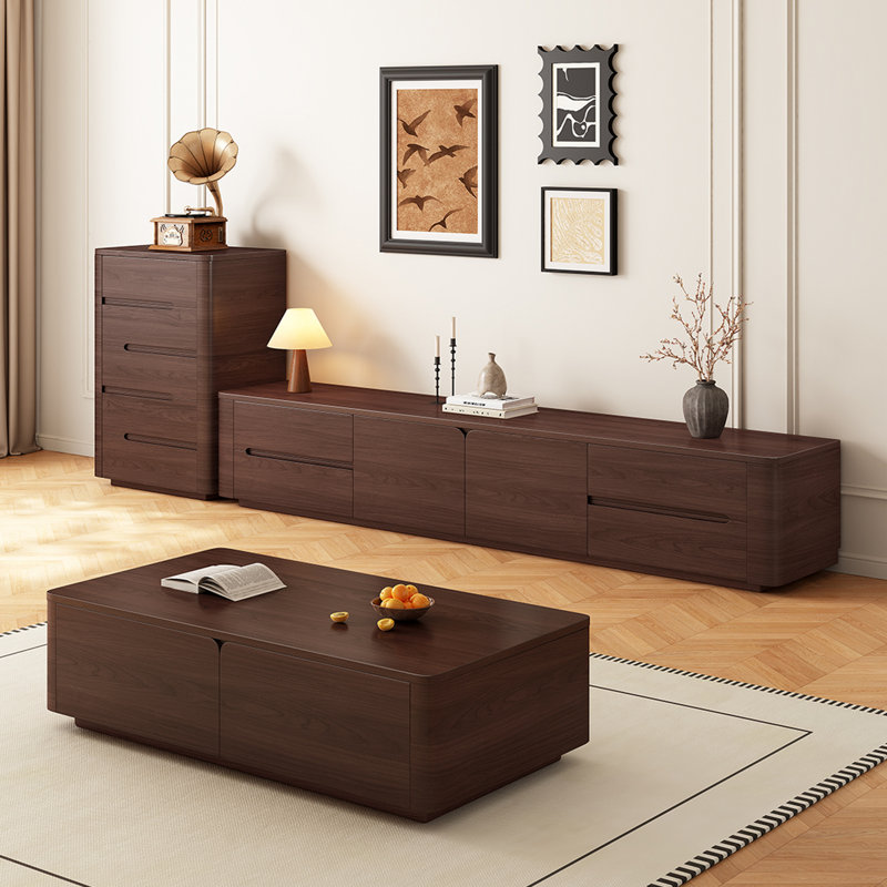 Meuble télé 94,49 po, H 17,72 po x L 94,49 po x l 15,75 po