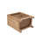 Solid Wood Tree Trunk 1-Drawer Filing Cabinet
