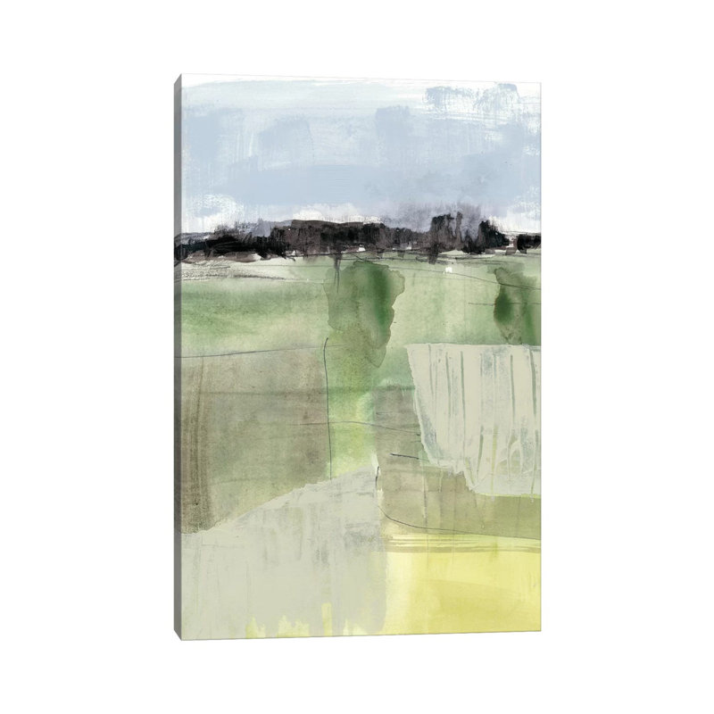 Sage Field II by Jennifer Goldberger - Wrapped Canvas Print, 66.04 cm H x 45.72 cm W