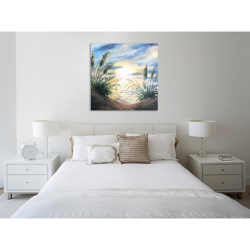 Coastal Sunrise II - impression sur toile tendue, H 12 po x l 12 po x P 1,5 po