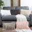  Coussin lombaire moelleux 12 po x 20 po - Ensemble de coussin décoratif luxueux et housse glamour-1419540912