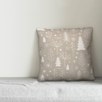  Christmas Tree Throw Pillow