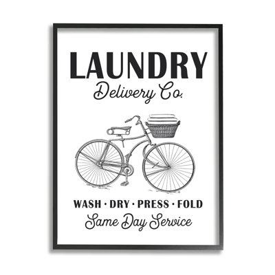 Panier à serviettes Vintage Laundry Laundry Co. par - impression