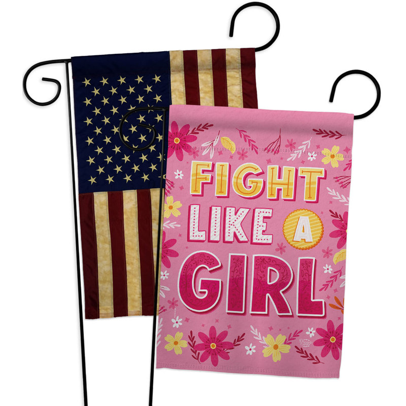 Drapeau de jardin à 2 côtés en polyester 18 po x 13 po