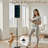  68.5" Standing Floor Lamp Plaid Navy blue green black Tartan Plaid Scottish from Dimmable Metal Pole Lamp with Linen Lampshade LED Bulb Included