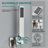 Shower Faucet System Set 12" Rainfall Shower Head with Hand Shower Wall Mounted-100730636