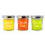 Ensemble de bougies parfumées 3 pièces Citronella