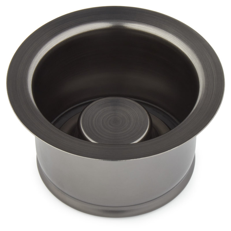 Deep Drain and Standard Flange Set - Gunmetal, Gunmetal