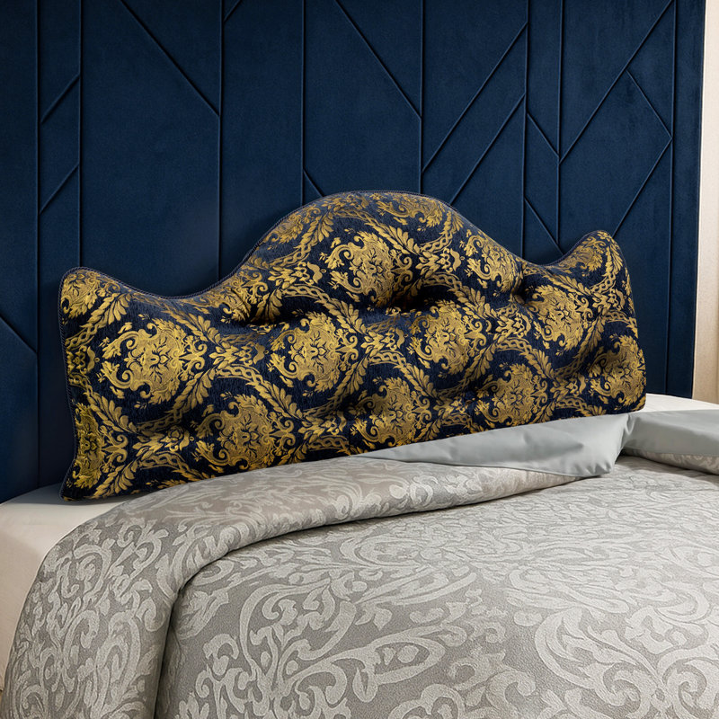 Blue Backrest Cushion, Dark Blue
