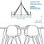 Luminaire suspendu rustique moderne à douze lumières-1837093761