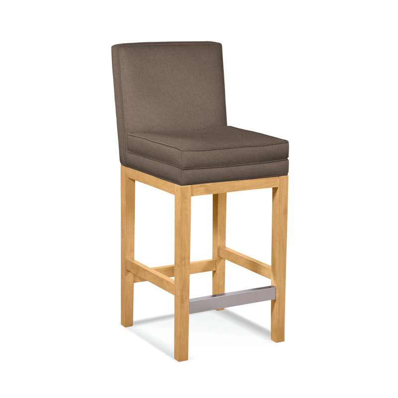 Upholstered Stool, Honey Finish, Elite Ash; 0321-83