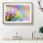 Rainbow upon a Dandelion in Abstract - Picture Frame Painting Print-55772296-55772299
