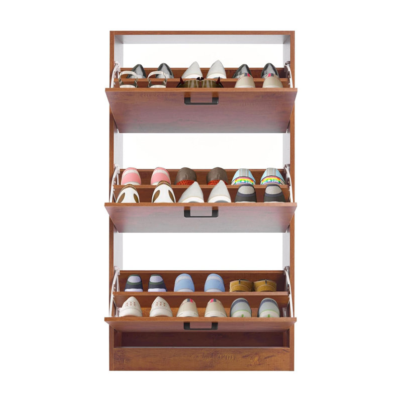 18 Pair Shoe Storage Cabinet
