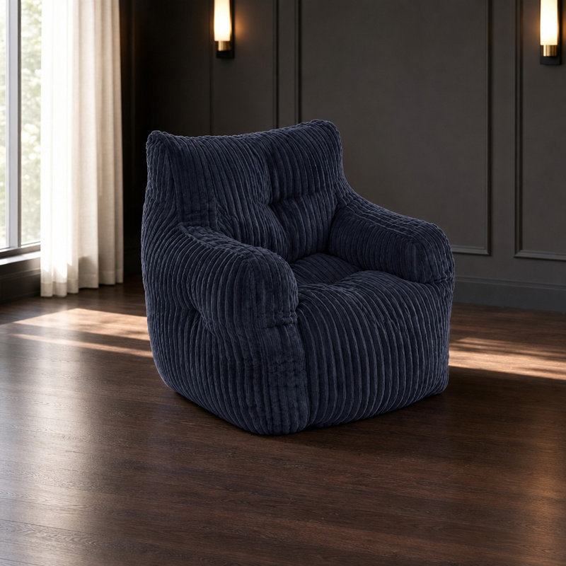 Fauteuil à billes rembourré en mousse à mémoire de forme et rembourré