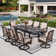 Rectangular 8 - Person 84'' Long Extendable Dining Set