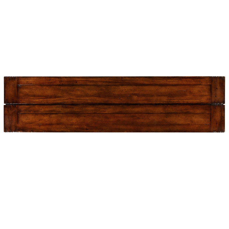 Country Farmhouse Walnut Wood Dining Table