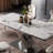 Metal Microlite Rectangular Dining Table Sets-104026401
