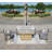 5 - Person Patio Conversation Set with Cushions-94242271