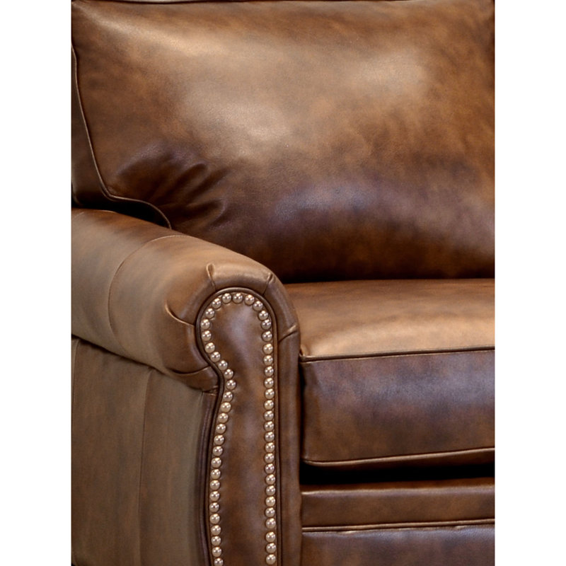 Canapé et fauteuil en cuir Aghadavy