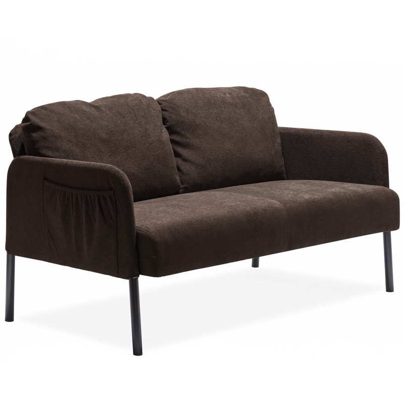 Ebern Designs 2 Seater Polyester Fabric Loveseat Sofa - Wayfair Canada