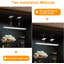VST 3-Pack LED Under Cabinet Lights, 4000K Hand-Wave Dimmable Light Bars, Linkable, Silver