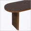 Ensemble de table de salle à manger ovale 6 pièces avec banc et chaises Sturdy-207024391-207024392
