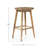 Solid Wood Bar Stool