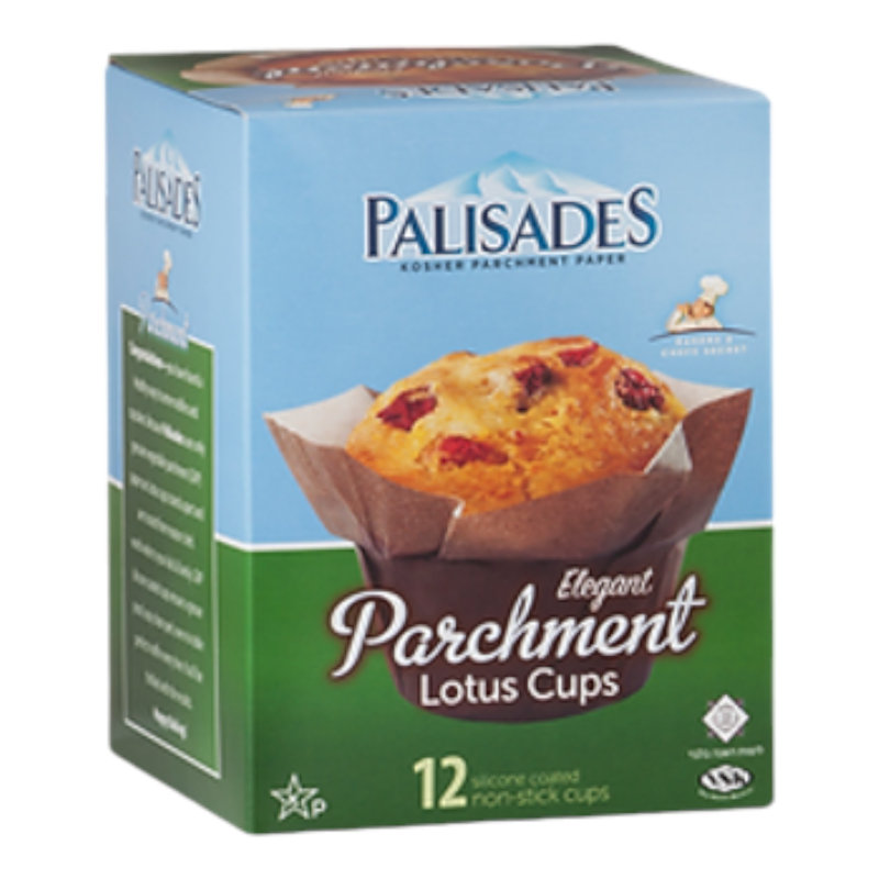 Palisades Lotus Parchment Cupcake Liners – Greaseproof & Non-Stick