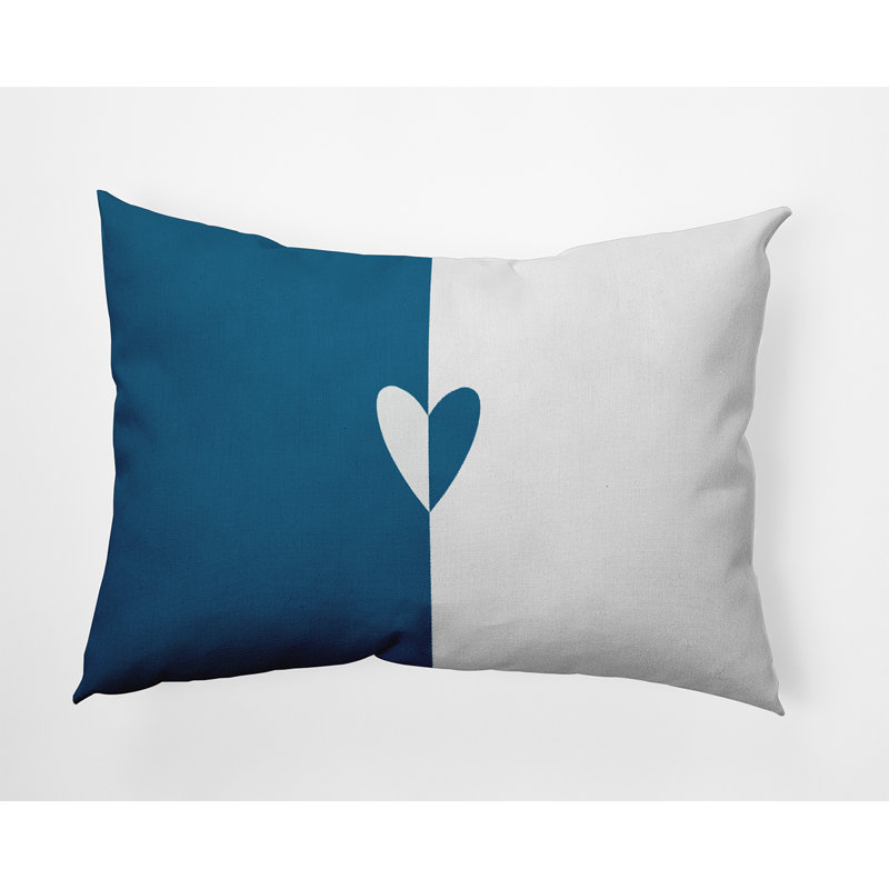 Reversible Throw Pillow, 14"H x 20"W, Rectangular