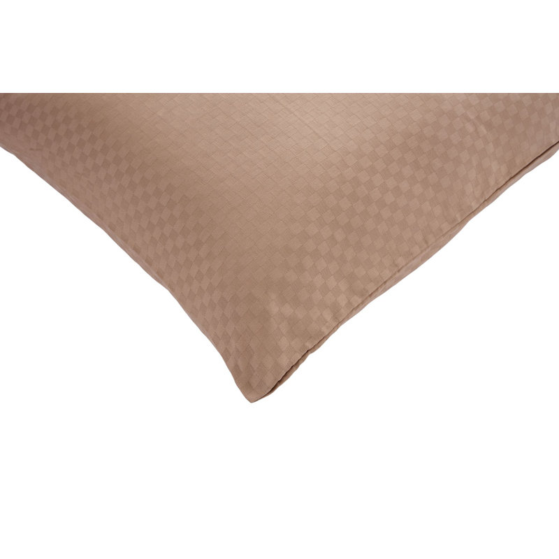 Ensemble de housse de courtepointe 100% coton Luxury Ranforce Super King, 102,4 x 86,6 pouces | Comprend 2 taies d'oreiller (23,6 po x 23,6 po) | Impression réactive, lavable à la machine, fermeture à boutons et enveloppes, couleur vison élégante