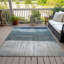 Tapis bleu intérieur / extérieur lavable à la machine Xhevrie-112132195
