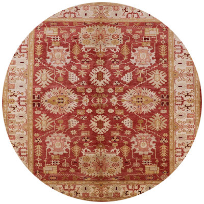 Tapis oriental rouge / beige Haygashen