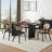 Walnut Oval Unfinished Dining Table-1744585495