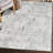 Roshun Noor Vintage Ivory Gray Machine Washable Area Rugs-66908404
