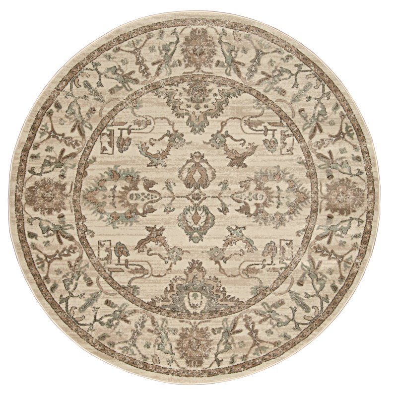 Benson Oriental Indoor Rug, Round  5'3