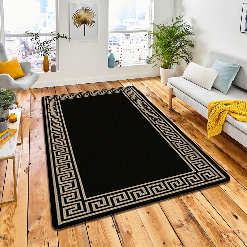 Raytown Non-Slip Geometric Indoor Doormat, 80cm W x 150cm L