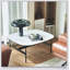 Table basse en céramique Modern Rock Beam