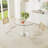 3-Piece Round Glass Dining Table Set-1048524456-1047878759